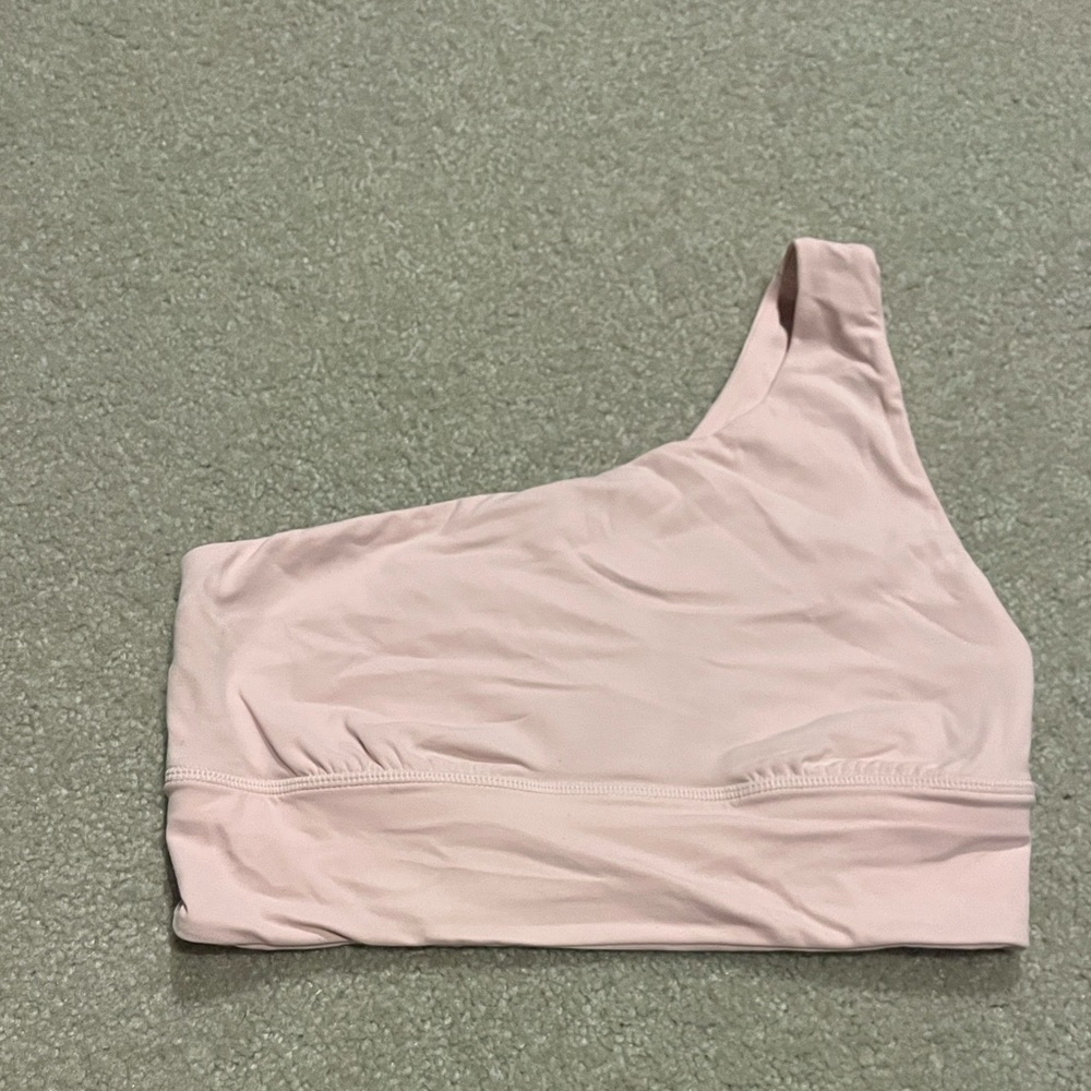 lululemon athletica Pink One-Shoulder Sports Bra